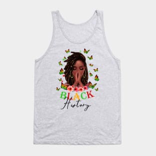 Black History, Black Girl Magic, Black Women, Black Queen Tank Top